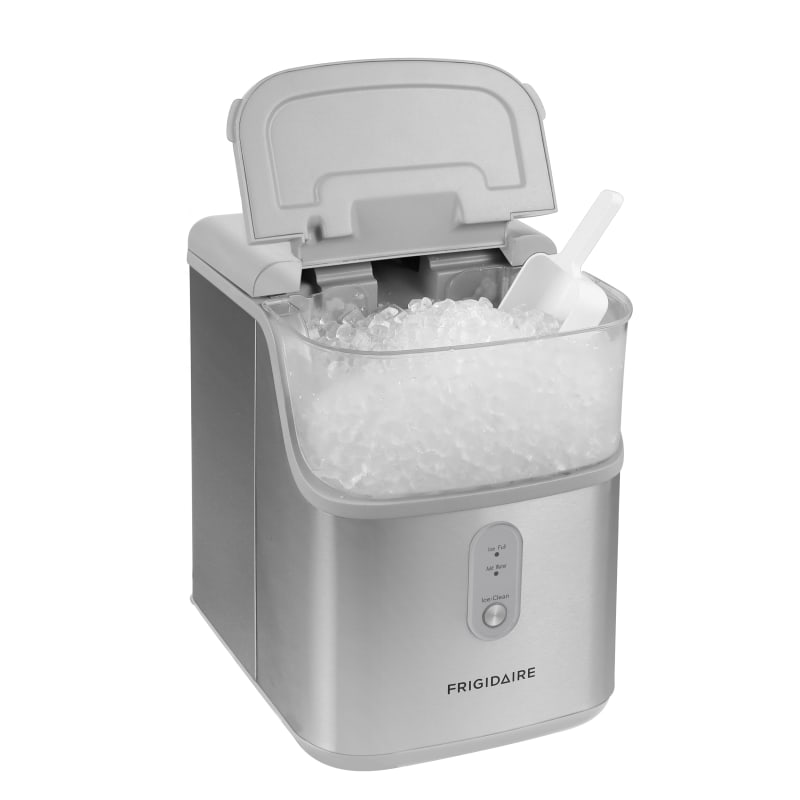 33 lbs Stainless Steel Crunchy Chewable Nugget Ice Maker by