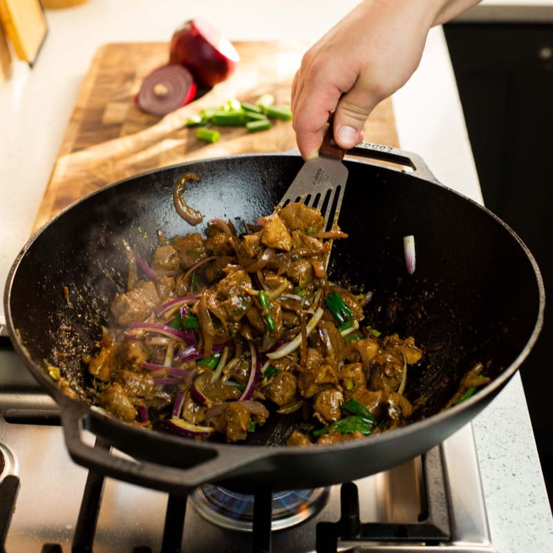 Lodge 14 in. Cast Iron Wok