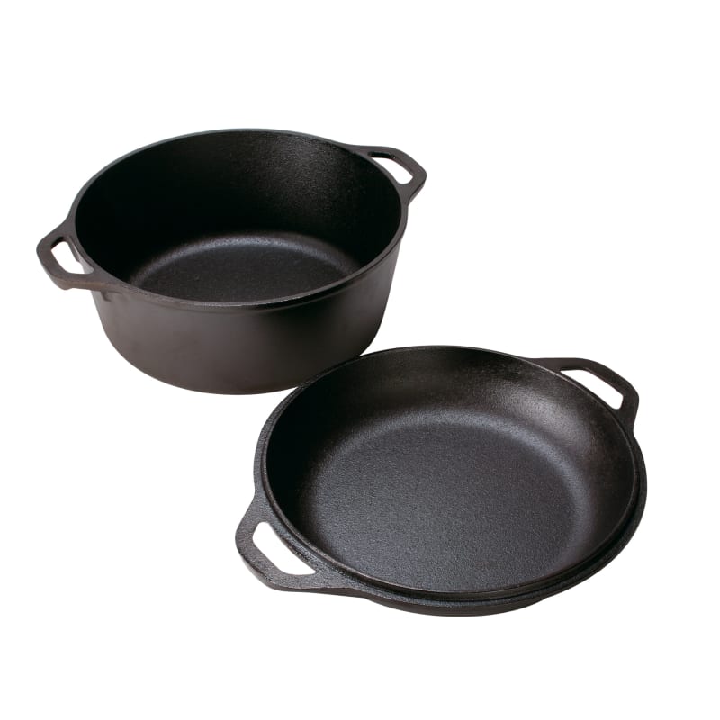 5 Qt Cast Iron Double Dutch Oven by Lodge at Fleet Farm