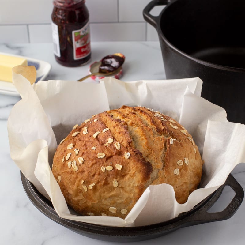 Cast Iron Double Dutch Oven - 5 Quart