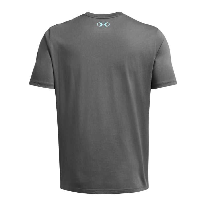 Men's Gray Fish Hook Logo Short Sleeve Shirt by Under Armour at Fleet Farm