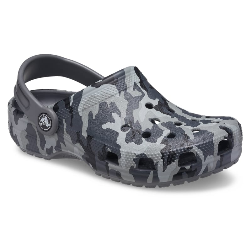 Camouflage clogs top
