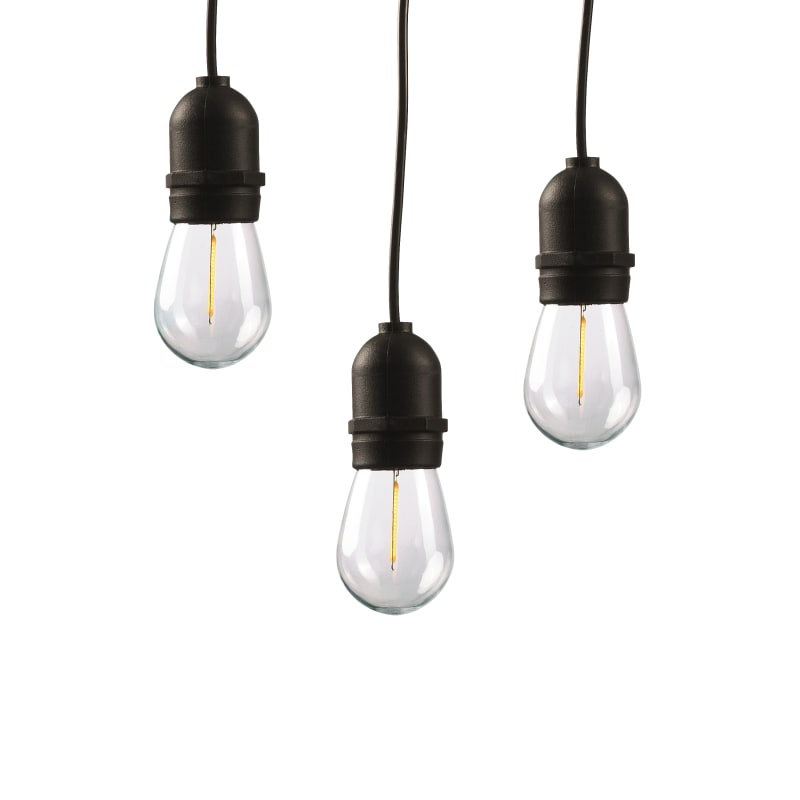 Fusion Products Ltd. Solar Cafe String Lights 10 Filament Bulbs 27218