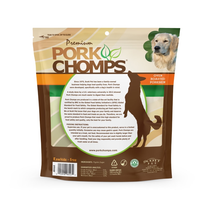 Are pork chomps new arrivals safe for dogs