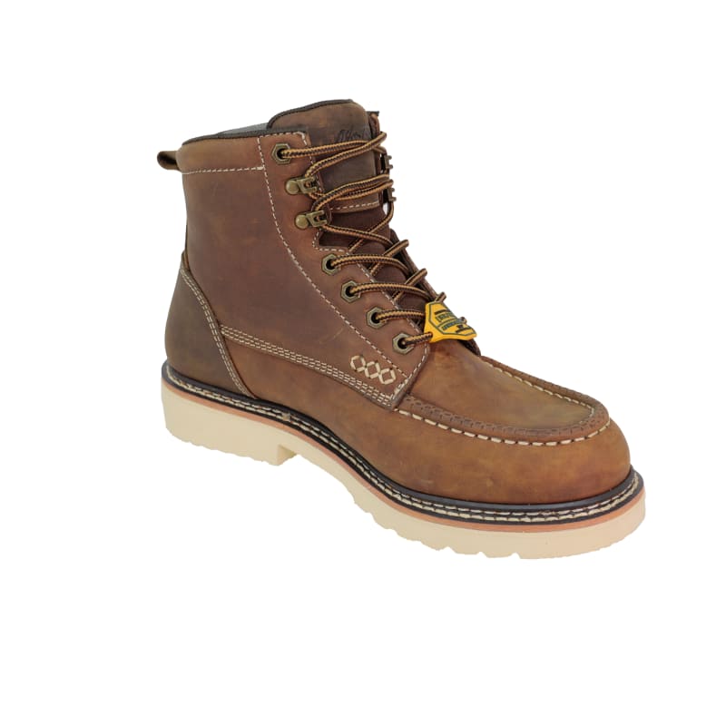 Men's Brown 6 in. Apex Soft Toe Work Boots by Ad Tec at Fleet Farm