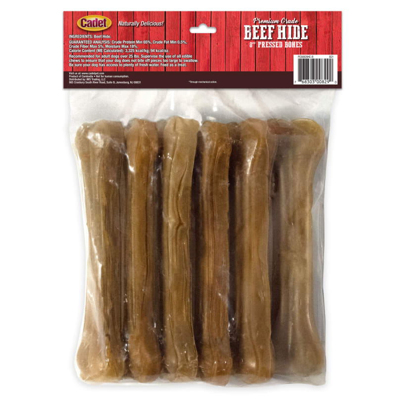 in Pressed Premium Grade Beef Hide Rawhide Bones Pk by Cadet