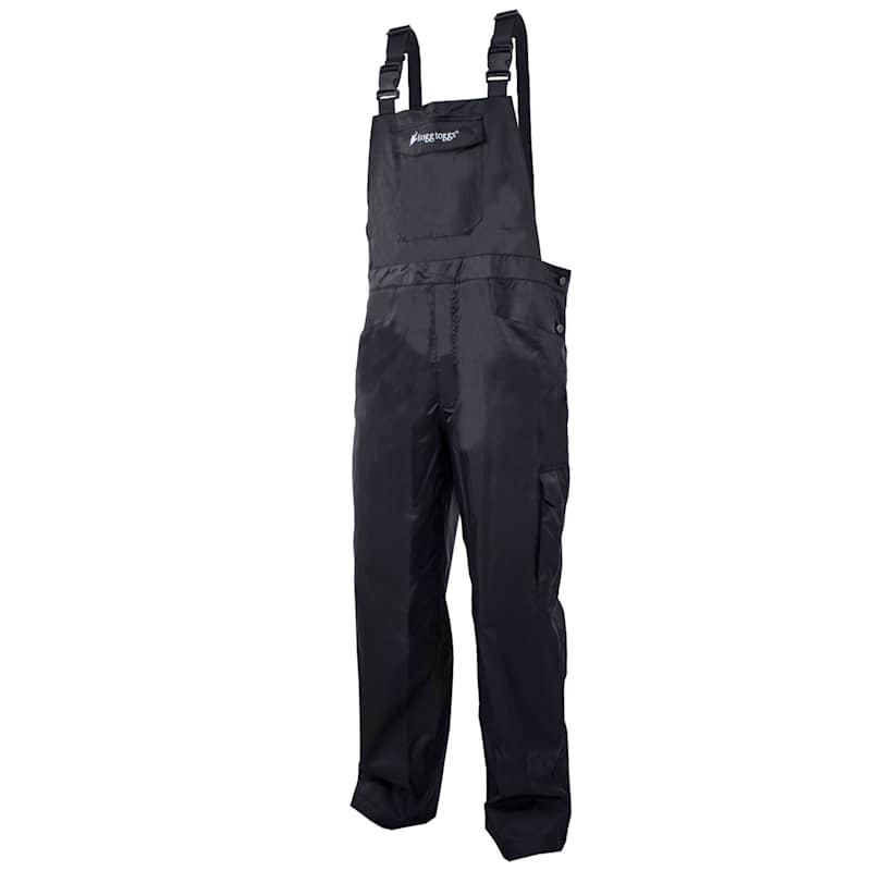 Men's Black StormWatch Bibs by Frogg Toggs at Fleet Farm
