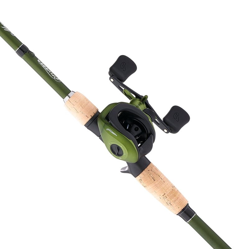 baitcaster combo fleet farm 7 ft M 1-pc Green Monarch Baitcast Combo