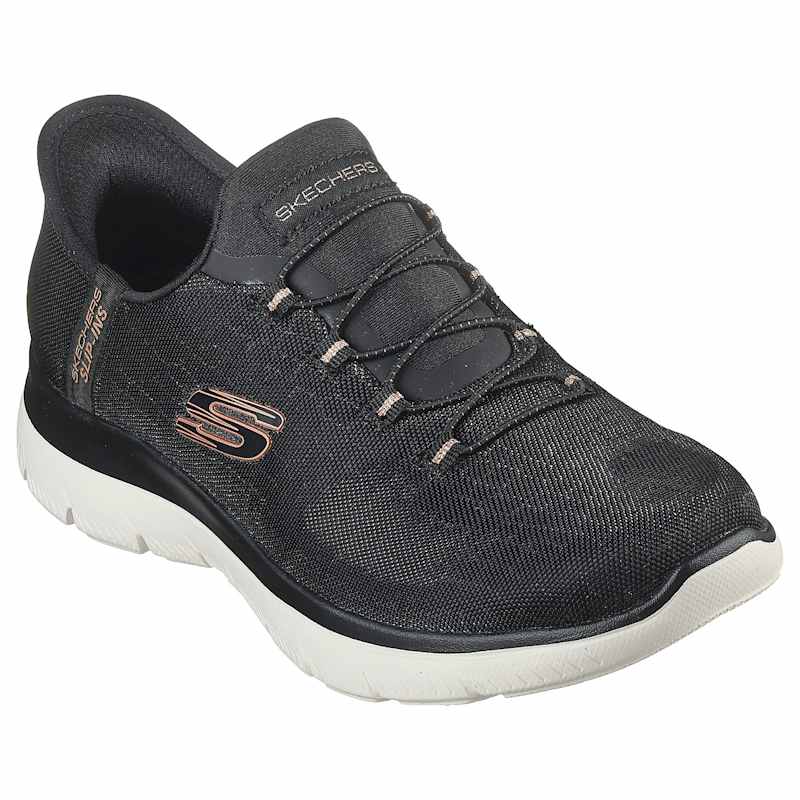 Sport Women s Black Summits Classy Slip In Shoes by Skechers at Fleet Farm