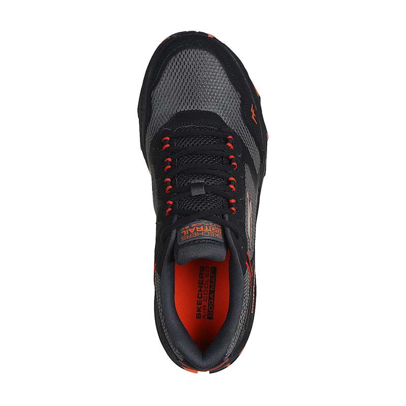 Black and orange skechers best sale