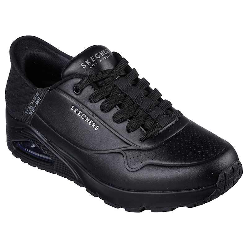 Street Men s Black Easy Air Slip Ins Shoes by Skechers at Fleet Farm