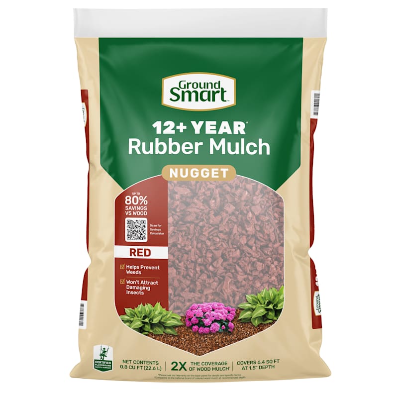 0.8 cu. ft. Red Rubber Nuggets/Mulch by GroundSmart at Fleet Farm