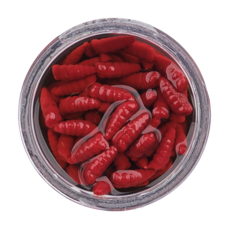 2 oz Gulp Alive Waxies Red Wiggler Jar by Berkley at Fleet Farm