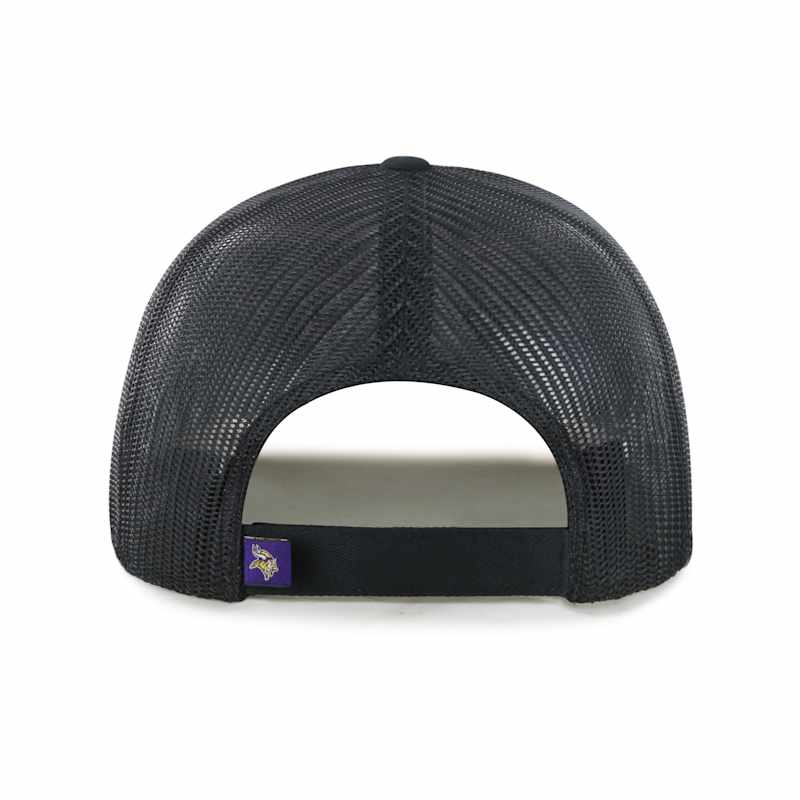 Adult Minnesota Vikings Purple Mass Scrawl Strap Cap by 47 Brand