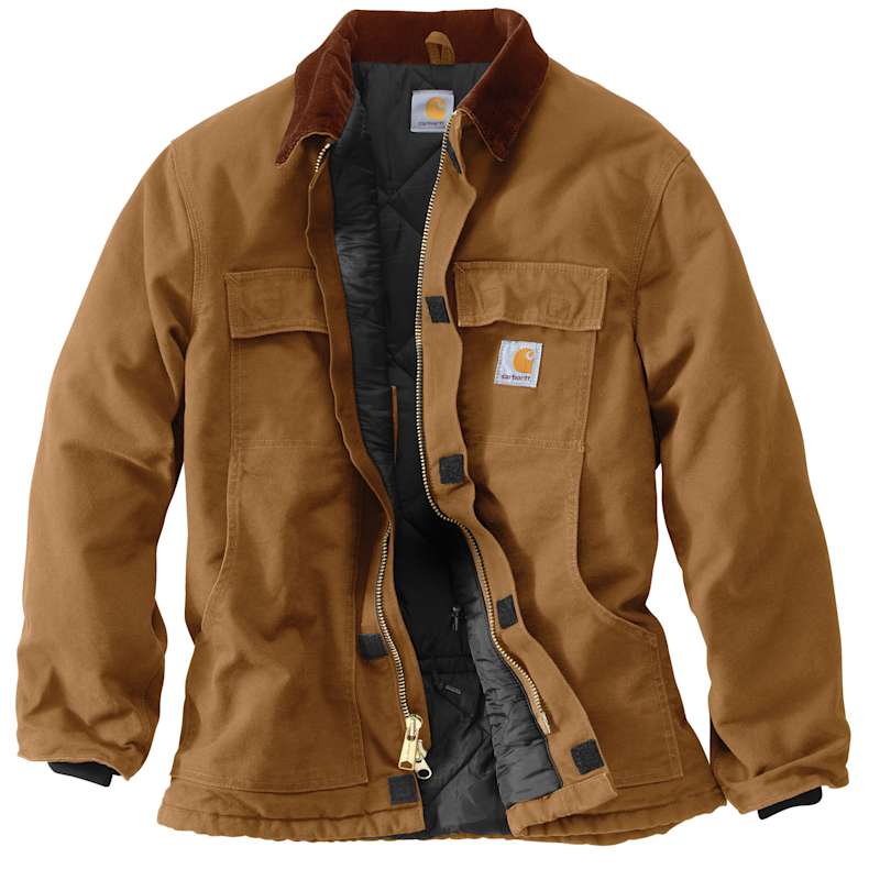 Men's Loose Fit Firm Duck Insulated Traditional Coat by Carhartt