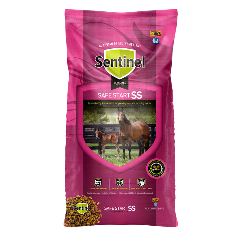 50 lbs Sentinel Safe Start Extruded Horse Feed by Kent Blue Seal