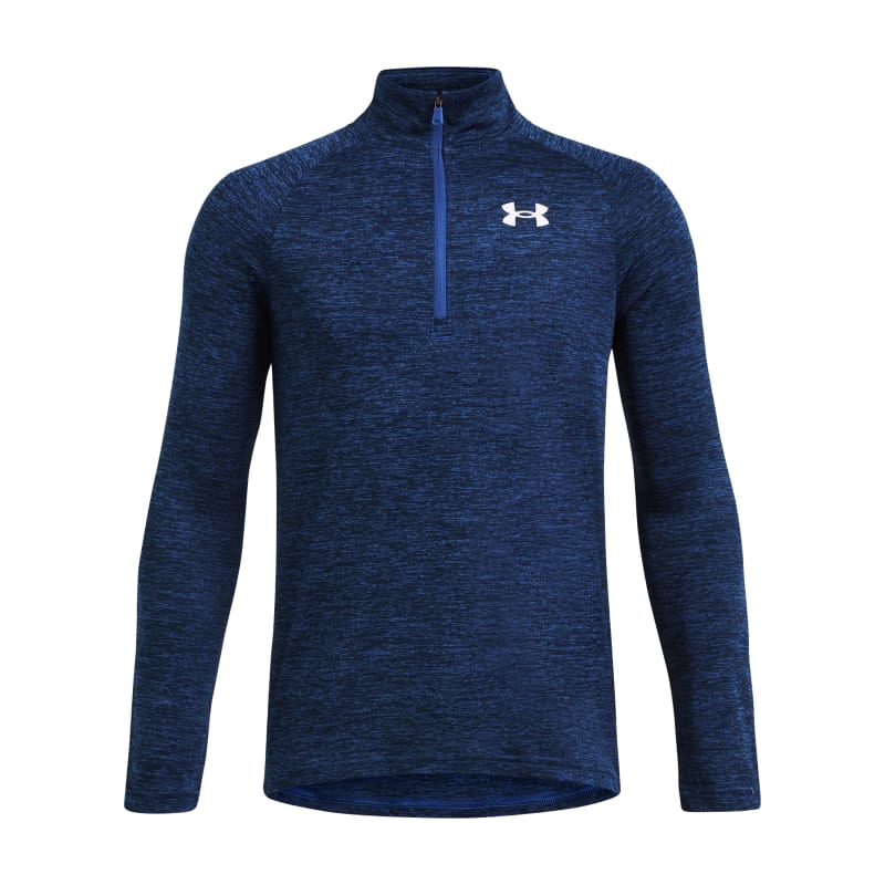 Boys Blue Tech 2.0 Long Sleeve 1 2 Zip Pullover by Under Armour at Fleet Farm