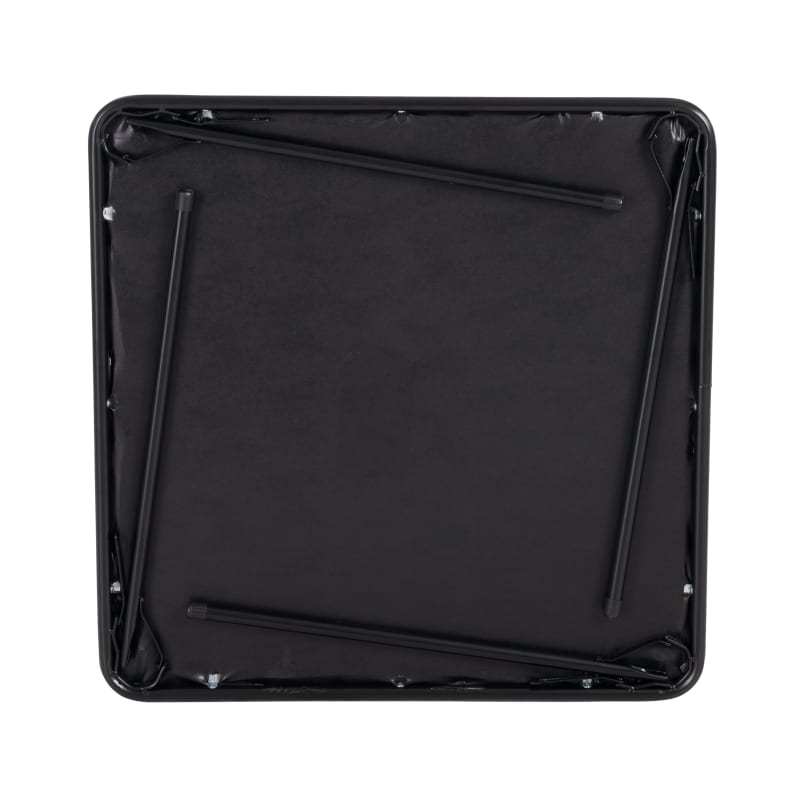 34 in Vinyl Pad Card Table - Black by Peakform at Fleet Farm