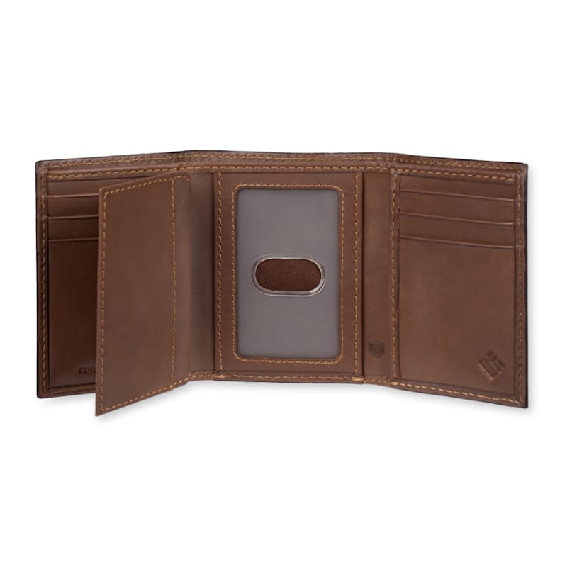 Men's Brown RFID Trifold Wallet by Columbia at Fleet Farm