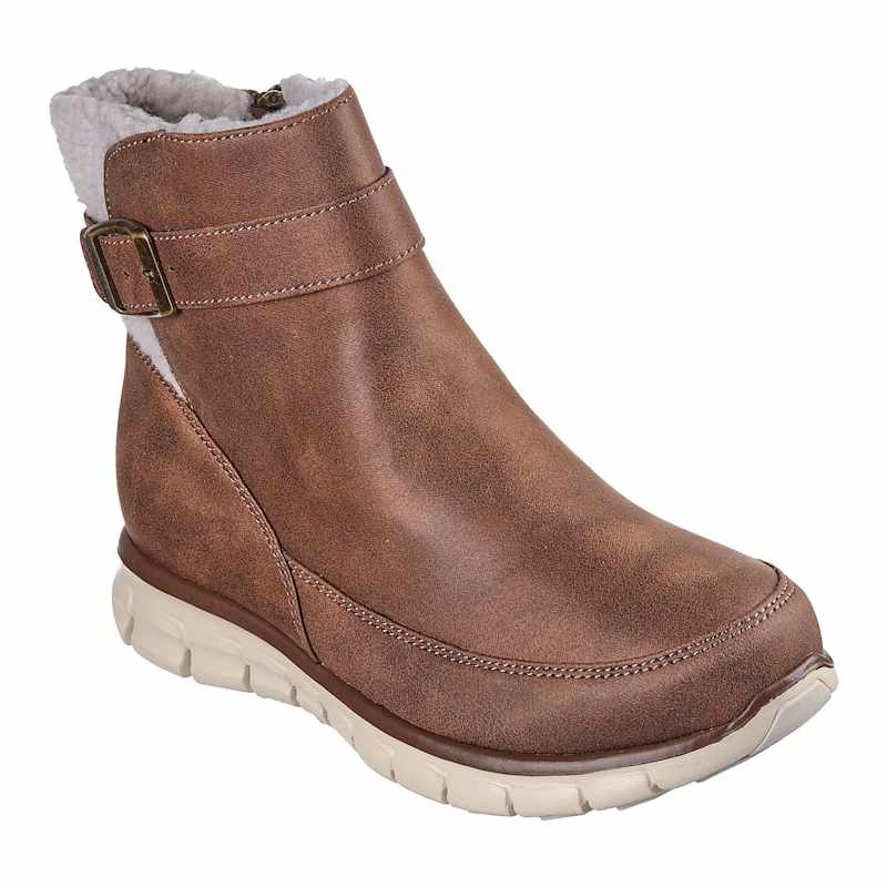 Modern Comfort Women s Brown Synergy Booties