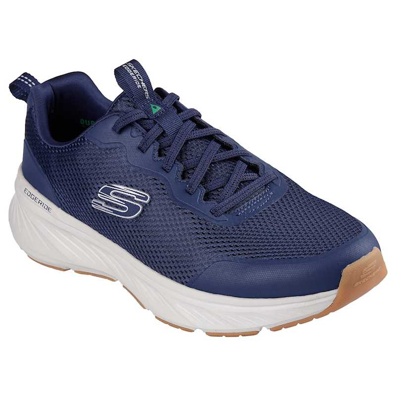 Skechers navy blue slip ons hot sale