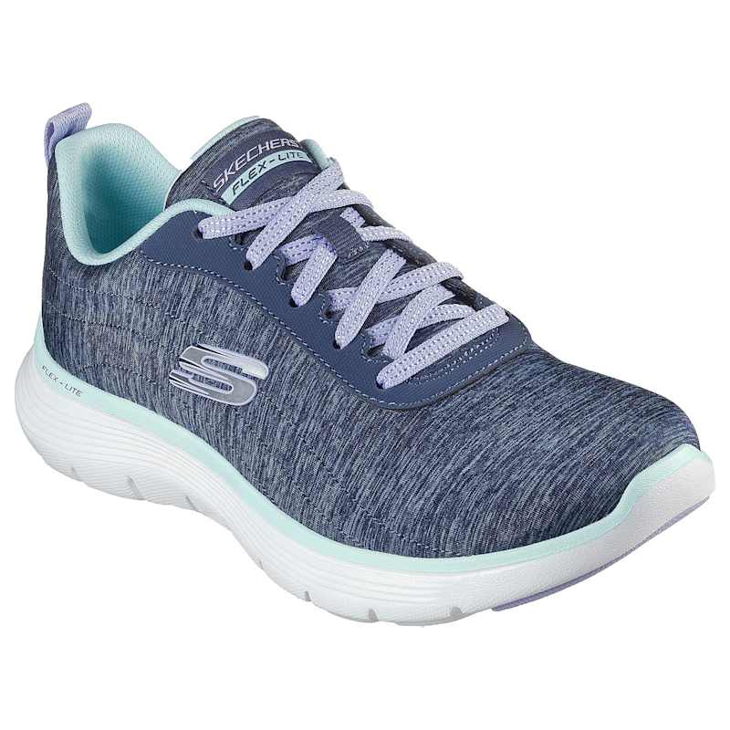Sport Women s White Pink Blue Flex Appeal Athletic Shoes by Skechers at Fleet Farm