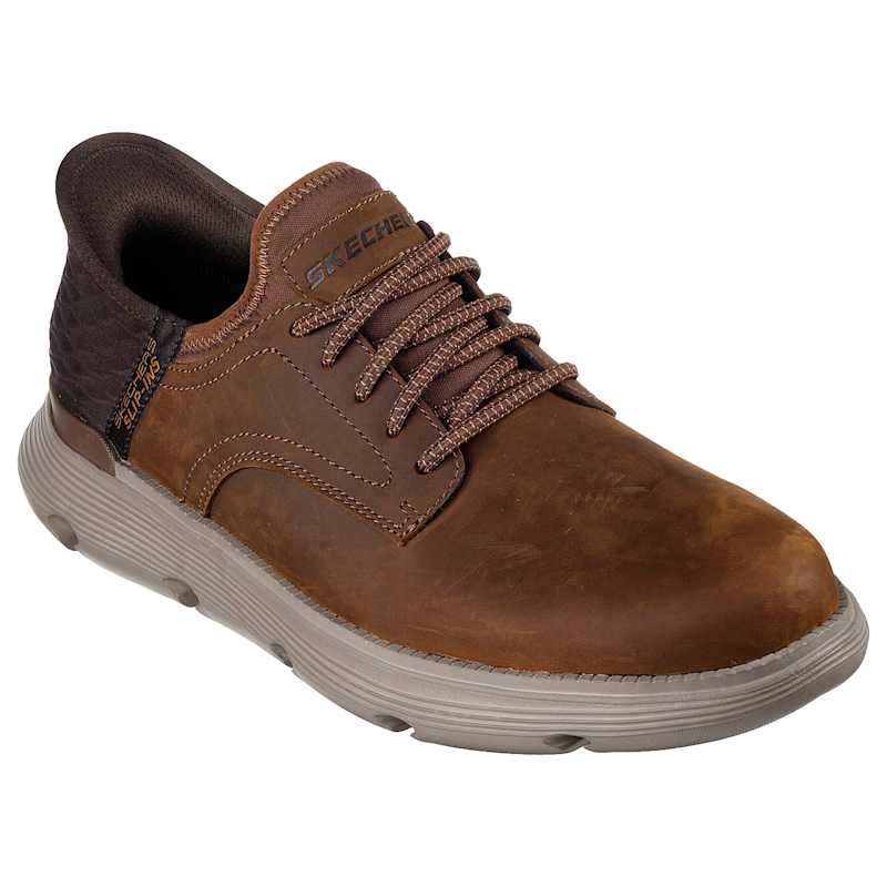 Skechers Men\'s Slip-Ins Size 13 Dark Brown Garza-Gervin Gogamat Arch Memory Foam Skechers Slip-ins: Garza - Gervin Chocolate Brown Men main image 3