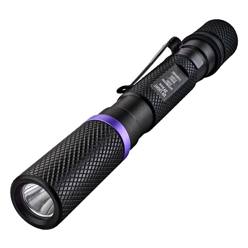 HQRP Portable Ultra Violet Noir Torche UV Léger Faux Argent Détecteur