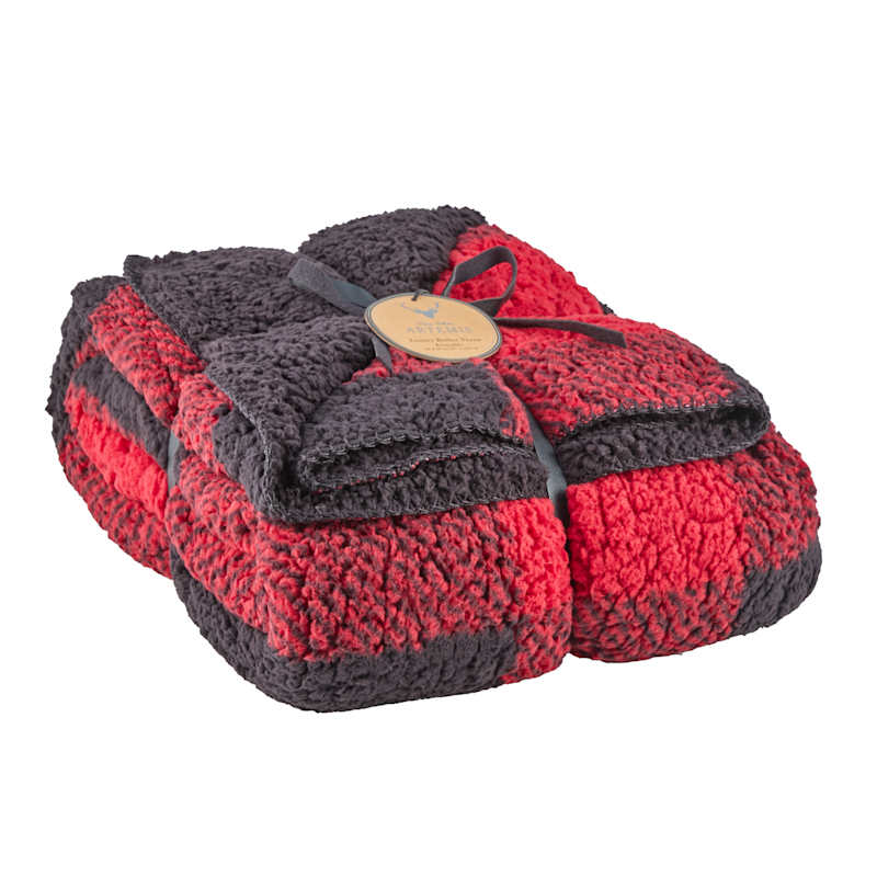 50 x 60 Plaid Berber Throw Assorted by Artemis at Fleet Farm