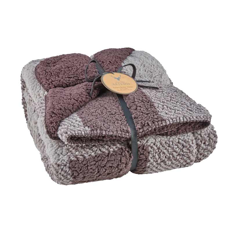 50 x 60 Plaid Berber Throw Assorted by Artemis at Fleet Farm