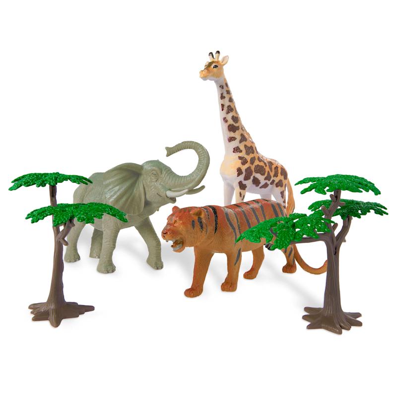 Jungle World Toy Wild Animals Bucket by Terra By Battat at Fleet Farm
