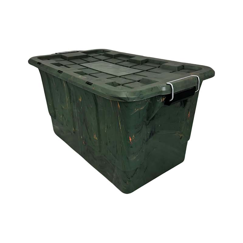 20 Gallon Camo Weather-Tight Reinforced Latching Tote by Durabilt