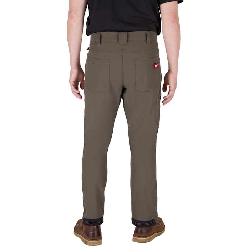 Men's Brown FREEFLEX Tech Pants by Milwaukee at Fleet Farm