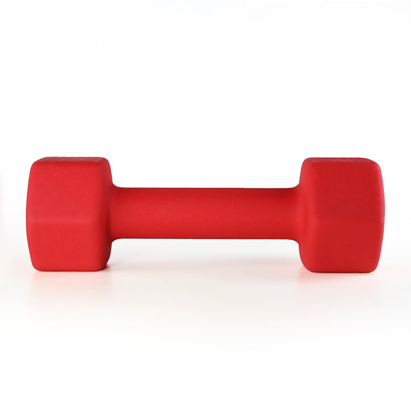 Neoprene 15 Pound Barbell JINSHANSHAN 【US Stock】 Dumbbell Set,A