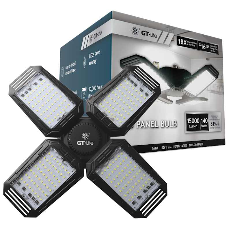 15000 Lumen LED 4-Panel Bulb E26 by GT-Lite at Fleet Farm