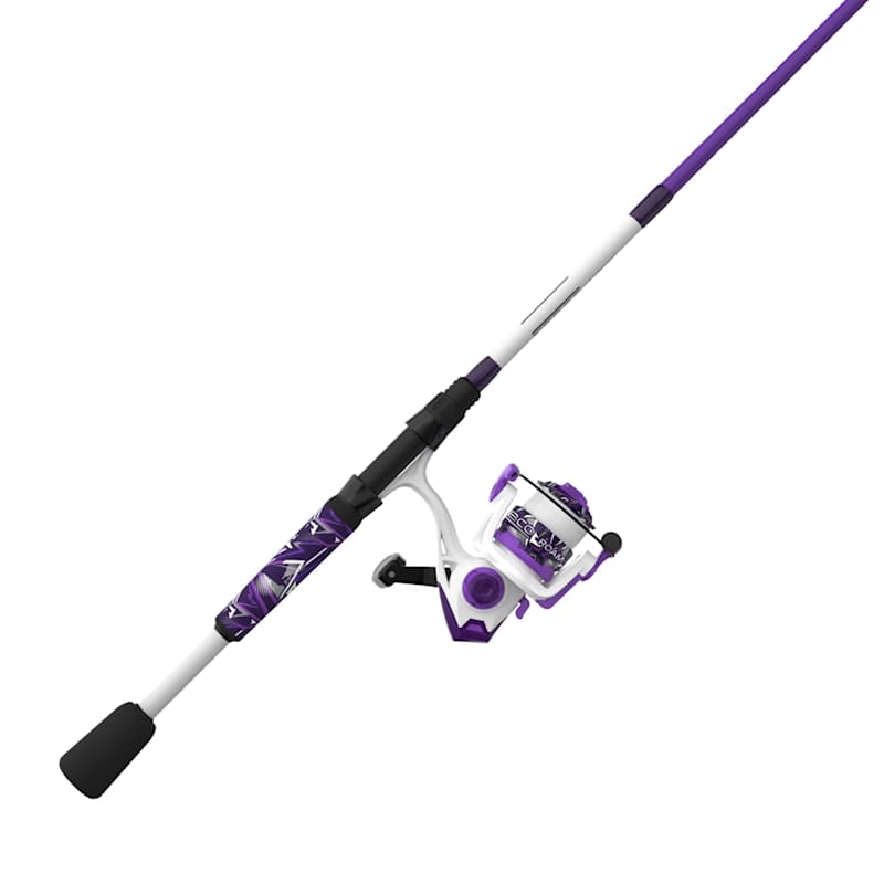 6 ft 6 in 2 pc M Roam Purple Spinning Combo by Zebco at Fleet Farm