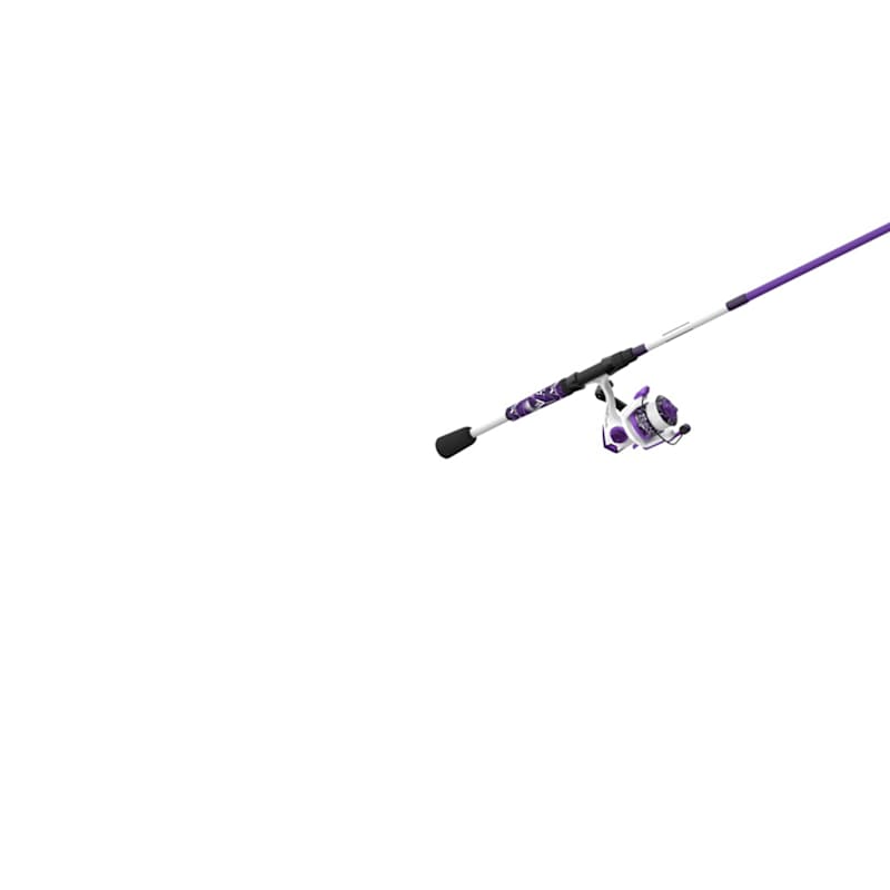 6 ft 6 in 2 pc M Roam Purple Spinning Combo by Zebco at Fleet Farm