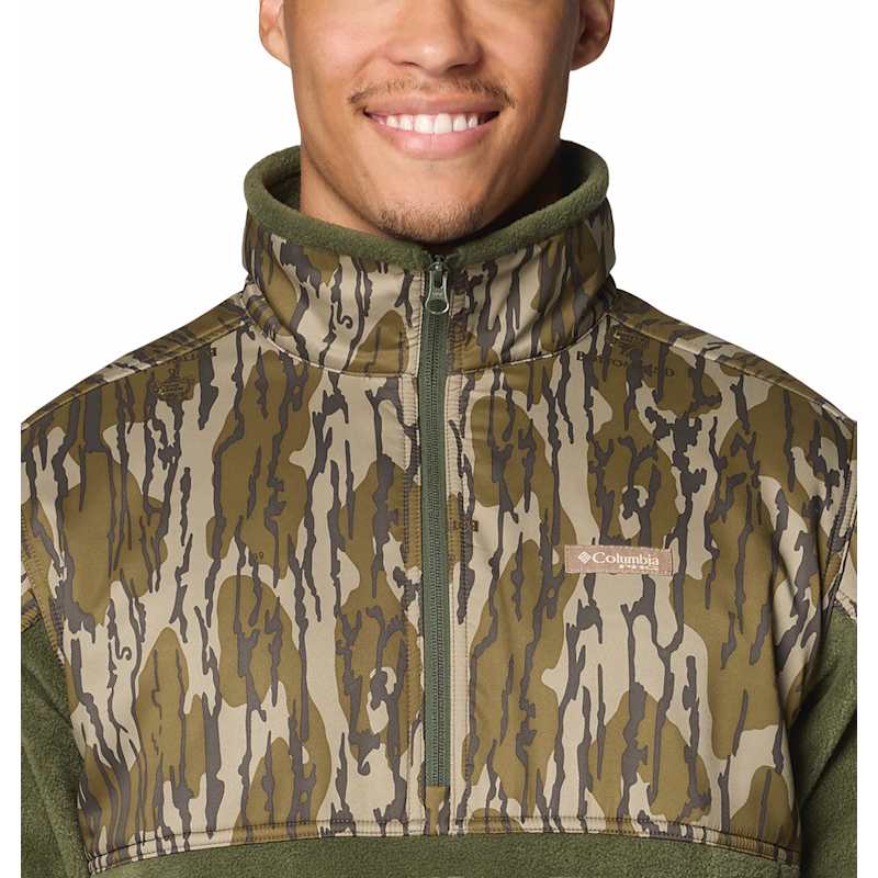 PHG Men's Fleece Overlay II 1/4 Zip by Columbia Sportswear at