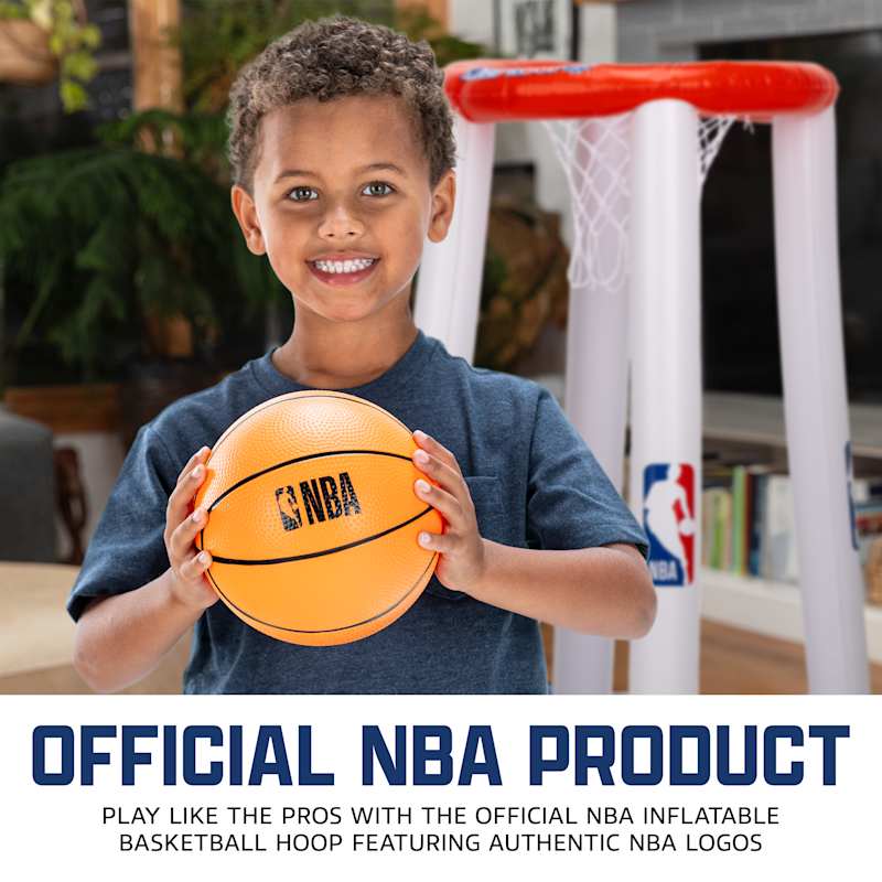 NBA Alley-Hoop Kids Inflatable Toy Basketball Hoop Set by Franklin
