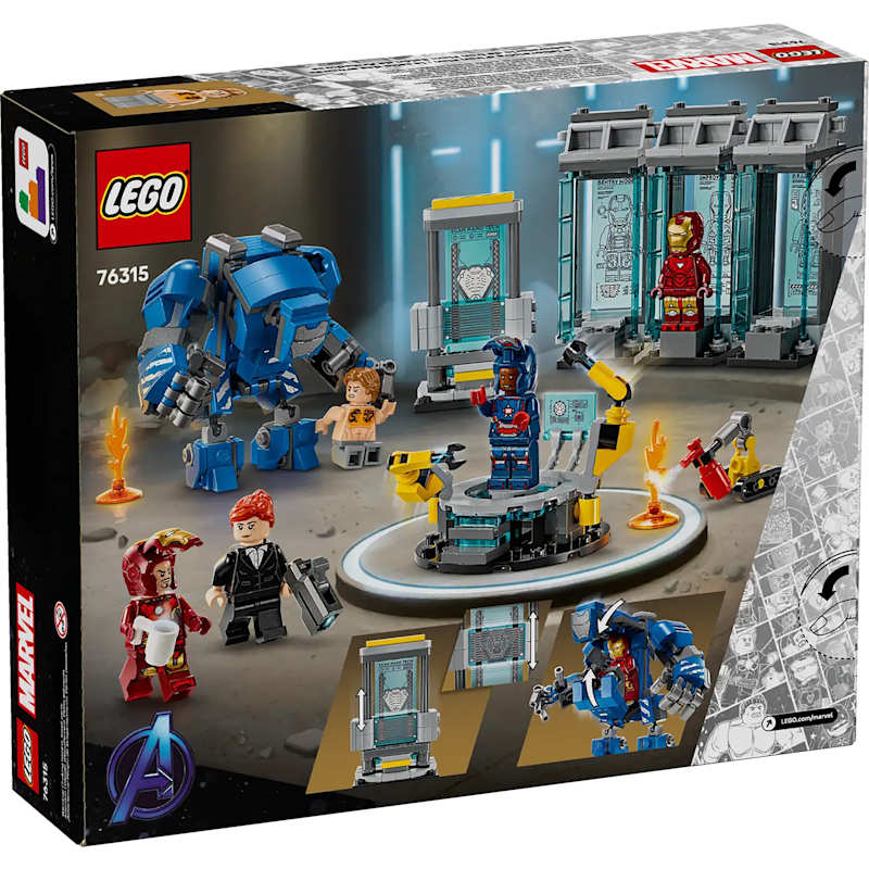 Iron Man's Laboratory: Hall of Armor 76315 by LEGO at Fleet Farm