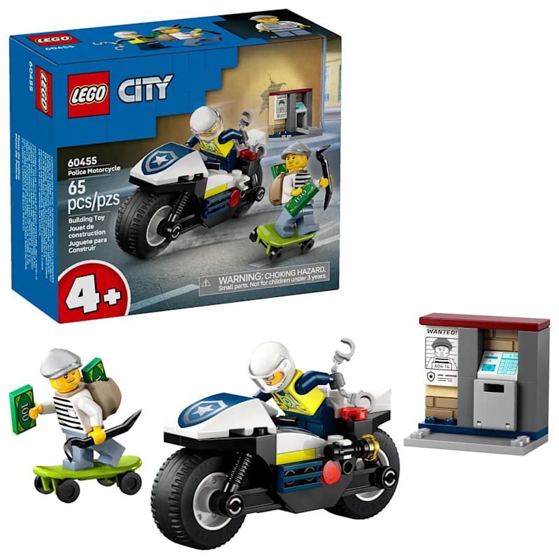 City Police Motorcycle Chase 60455 by LEGO at Fleet Farm