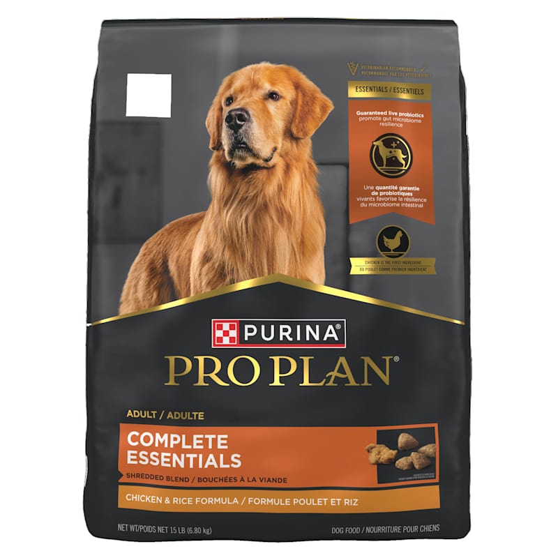 Pro Plan Essentials Shredded Blends Chicken & Rice Formula Dry Dog