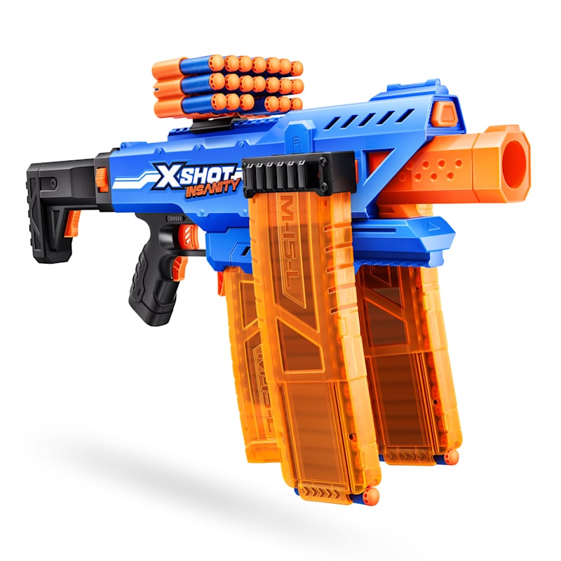 Insanity Motorized Clip Mania Blaster (72 Darts) by ZURU X-SHOT at