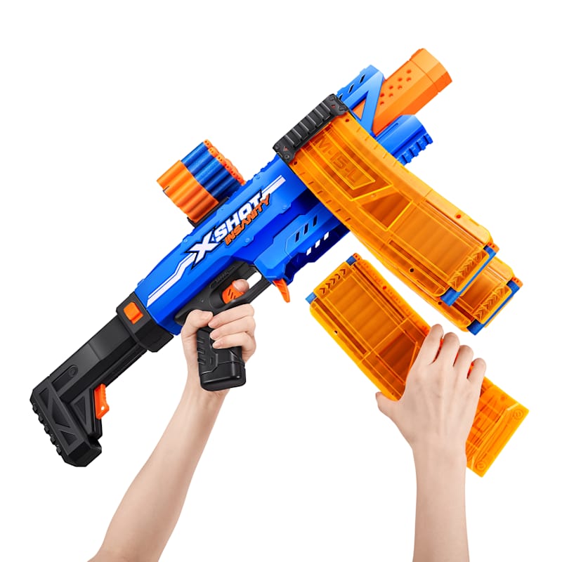 Insanity Motorized Clip Mania Blaster (72 Darts) by ZURU X-SHOT at