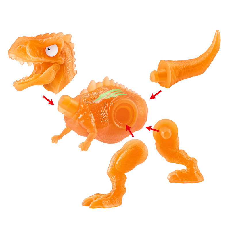 ZURU Surprise Blind Box Capsule Figure – 3 X Dino Strike Ice Age Capsule | Giocattolo A Sorpresa Ufficiale