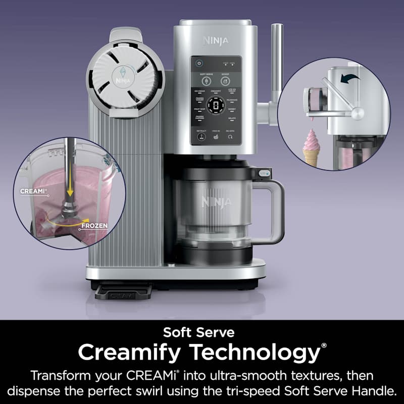 CREAMi® Swirl 13-in-1 Soft Serve Ice Cream Machine by Ninja at