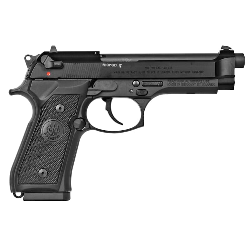 Beretta USA J90A1M9F19 M9 22 LR 15+1 5.30 Black Burniton Steel
