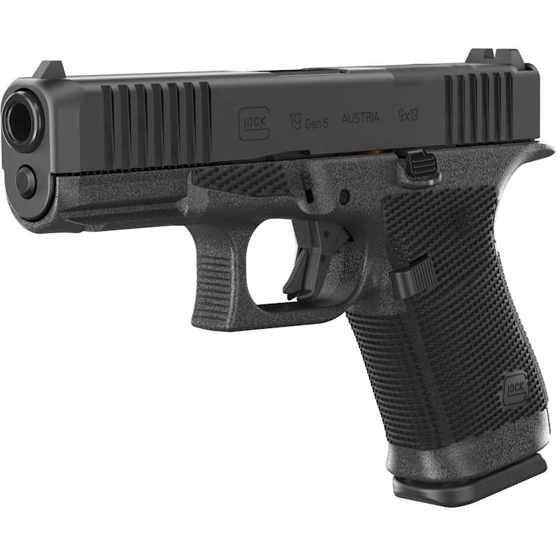 P61950203 19G6 9MM Pistol 15+1 cap FSS OR by Glock at Fleet Farm