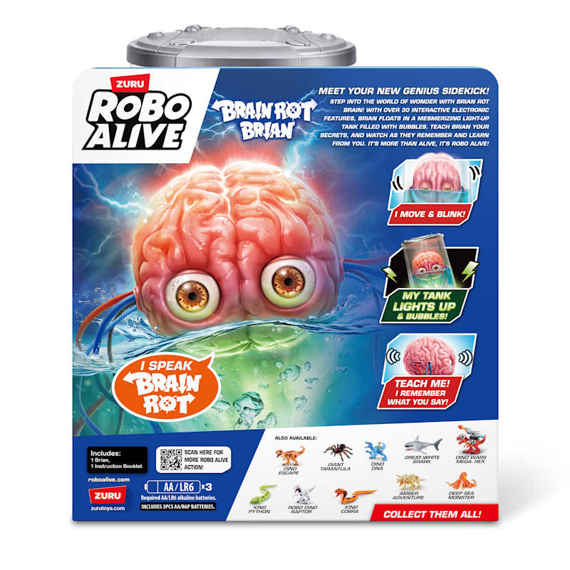 Brain Rot Brian by ZURU ROBO ALIVE at Fleet Farm
