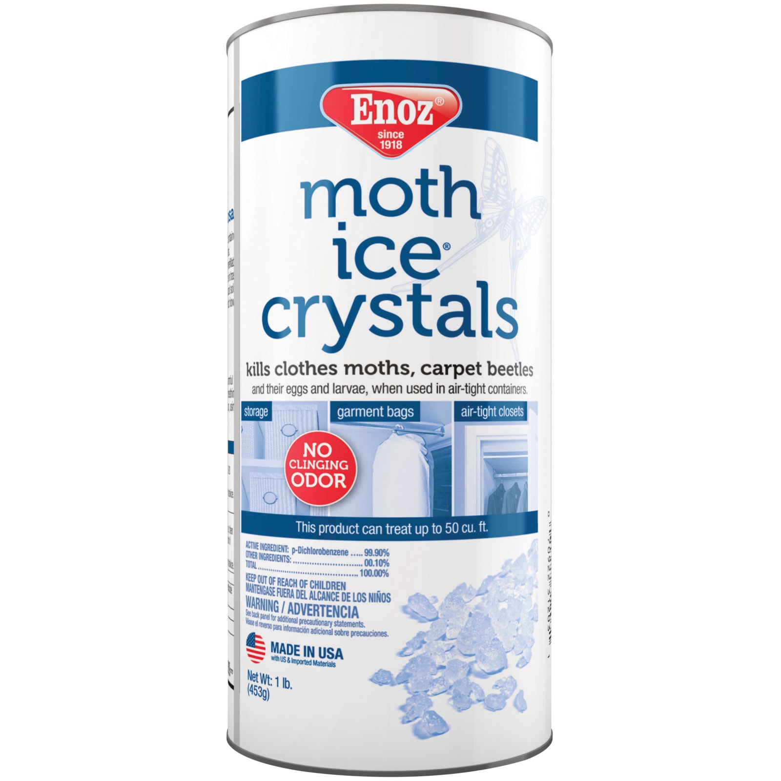 Enoz Moth Ice Crystals - 1 lb